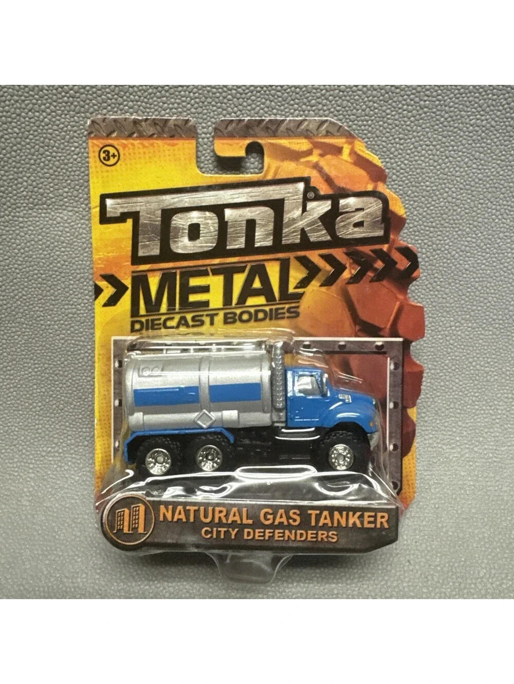 Tonka Metal Natural Gas Tanker Truck City Defenders 1:64 Blue 2014